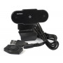 Веб-камера ExeGate EX287384RUS BlackView C310 (матрица 1/3" 0,3 Мп, 640х480, 480P, шторка, USB, фиксированный фокус, микрофон с шумоподавлением, универсальное крепление, отверстие под штатив, кабель 1,5 м, Win Vista/7/8/10, Mac OS, черная)