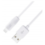 Кабель USB HOCO X1 Rapid, USB - Lightning, 2.1А, 1м, белый
