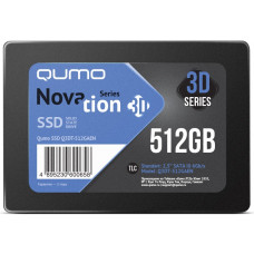 Накопитель SSD QUMO Novation, 512GB, SATA III, 2.5", R/W 530/500