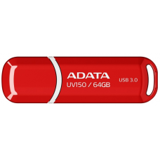 Флешка USB R/W R/W ADATA 64GB ADATA UV150, USB 3.0, Красный