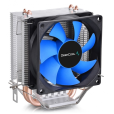 Кулер для процессора DEEPCOOL ICE EDGE MINI FS V2.0 синий, 80 мм, алюминий/медь, 2200 об/мин, 24.7 дБ, 3 pin, 100 Вт, 112 мм