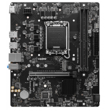 Материнская плата MSI PRO H610M-S DDR4, LGA 1700, Intel H610, 2xDDR4, 2xSATA, 1xM.2, 1xPCIe 4.0 x16, 1xPCIe 3.0 x1, 1xHDMI, 1x1Gb LAN, 4xUSB 2.0, 2xUSB 3.2 Gen 1, 3x3.5 мм, 7.1, Micro-ATX