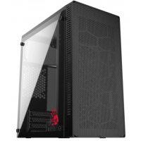 Компьютерный корпус Bloody BD-CC101 черный без БП mATX 1x80мм 1x92мм 2x120мм 2xUSB 2.0 1xUSB 3.0 audio