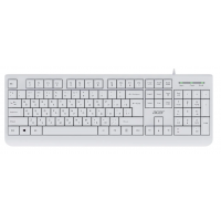 Клавиатура Acer OKW400 проводная, USB Type-A, белый
