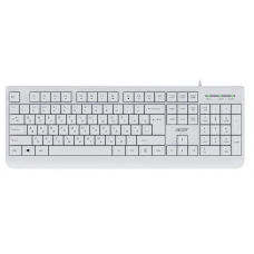 Клавиатура Acer OKW400 проводная, USB Type-A, белый