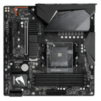 Мат. плата GIGABYTE B550M AORUS PRO (OEM) AM4 <B550> 2xPCI-E HDMI+DP 2.5GbLAN SATA RAID MicroATX 4DDR4