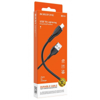 Кабель USB - Lightning [2.4A, 1 метр] BOROFONE BX51 черный