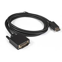 Кабель-переходник ExeGate EX284908RUS DisplayPort -DVI ExeGate EX-CC-DPM-DVIM-1.8 (20M/25M, 1,8м, экран)