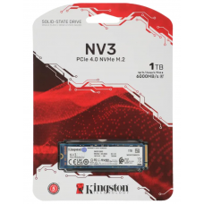 Накопитель SSD Kingston NV3, 1Tb, M.2 2280, NVMe, PCIe 4.0, R/W 6000/4000