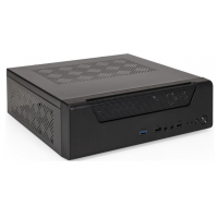 Компьютерный корпус Desktop ExeGate EX294018RUS FL-102 (mini-ITX, без БП, 2*USB+1*USB 3.0, аудио, черный)