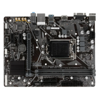 Материнская плата GIGABYTE H410M H (V2.0), LGA1200, Intel H470, 2xDDR4, 4xSATA, 1xM.2, 1xPCIe 3.0 x16, HDMI, D-Sub, 1x1Gb LAN, 3x3.5 мм, 7.1, microATX