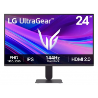 Монитор 23.8" LG UltraGear 24G411A-B IPS 1920x1080, 144 Гц, 5 мс, 16:9, 250 кд/м?, HDMI 2.0, DP 1.4, 3.5 Jack, HDR10, FreeSync, G-Sync Compatible, VESA 100x100, черный