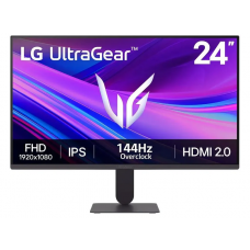 Монитор 23.8" LG UltraGear 24G411A-B IPS 1920x1080, 144 Гц, 5 мс, 16:9, 250 кд/м?, HDMI 2.0, DP 1.4, 3.5 Jack, HDR10, FreeSync, G-Sync Compatible, VESA 100x100, черный