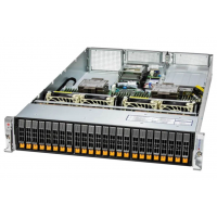 Платформа SuperMicro 2U SYS-221H-TN24R (LGA4677, C741, SVGA, SATA RAID,24xHS SAS/SATA/NVMe, noLAN, 32DDR5 1600W HS)
