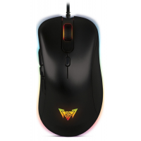 Мышь проводная Crown CMGM-904 черный, 7000 dpi, USB, кнопки - 7