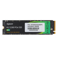 Накопитель SSD Apacer AS2280P4, 256Gb, M.2 2280, PCIe 3.0 x4, NVMe, R/W 2100/1300
