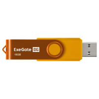 Exegate EX302042RUS USB-флеш накопитель ExeGate Jet 16GB жёлтый (USB2.0, 480Mbps, пластик/металл)