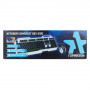 Клавиатура + мышь игровой Гарнизон GKS-510G черный/серый, металл, подсветка,код "Survarium", 2000