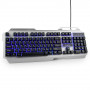 Клавиатура + мышь игровой Гарнизон GKS-510G черный/серый, металл, подсветка,код "Survarium", 2000