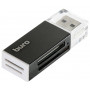 Устройство чтения карт памяти USB2.0 Buro BU-CR-3104 черный